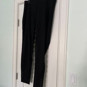 Ponte Rivet ankle leggings